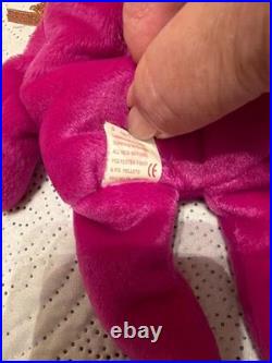 Millenium TY Beanie Baby rare with errors misspelled mint condition