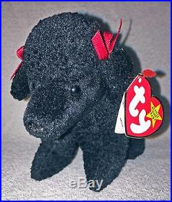 Mint RARE Ty GiGi Poodle Beanie Baby Date & Tag Errors Retired 307