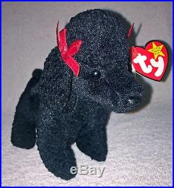Mint RARE Ty GiGi Poodle Beanie Baby Date & Tag Errors Retired 307