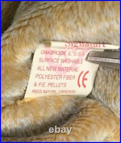Mint Rare 1999 Signature Bear Ty Beanie Baby Multiple Errors Pellets