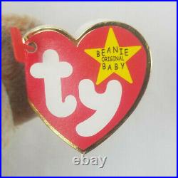 Mint Rare 1999 Signature Bear Ty Beanie Baby PE Pellets Tag Errors PE Pellets