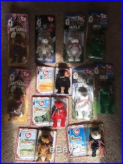 Mixed Lot of 300+ TY Beanie Baby Babies 2 Rare Valentinos, Error, & Retired