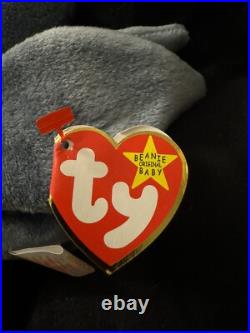 NEAR MINT RARE/ RETIRED Scoop the Pelican 1996 Ty Beanie Baby w TAG ERRORS