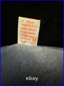 NEAR MINT RARE/ RETIRED Scoop the Pelican 1996 Ty Beanie Baby w TAG ERRORS