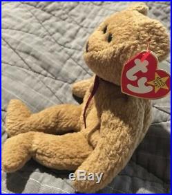 NEW Beanie Babies Curly ERRORS 1993 1996 RARE ORIGINAL OWNER Baby Bear Toy Vtg