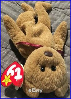 NEW Beanie Babies Curly ERRORS 1993 1996 RARE ORIGINAL OWNER Baby Bear Toy Vtg
