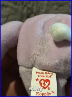 NEW Beanie Babies Floppity 1996 ERRORS Rare Baby Ty ORIGINAL OWNER Retired Bear