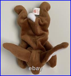 NEW RARE 1995 TY Beanie Babies Ears Rabbit Bunny MWMT 2 ERRORS on Tag