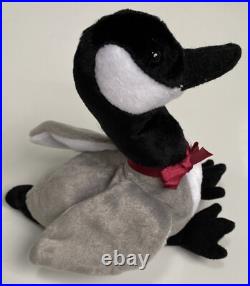 NEW RARE 1998 TY Beanie Babies Loosy Goose MWMT 2 ERRORS on Tag