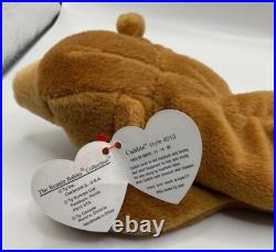 NEW RARE Retired Ty Original Cubbie Bear Beanie Baby 1993