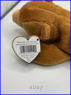 NEW RARE Retired Ty Original Cubbie Bear Beanie Baby 1993