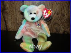 NEW RETIRED RARE 1996 Peace Bear Beanie Babie