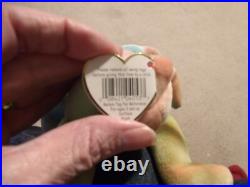 NEW RETIRED RARE 1996 Peace Bear Beanie Babie