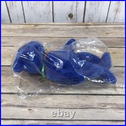 NEW SEALED TY Beanie Babies Clubby Stamped Very RARE Retired 1998 Blue In BAG