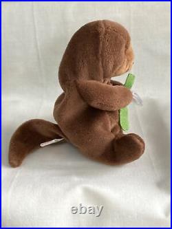 NEW Seaweed Beanie Baby- TY Seaweed the Otter RARE tag 1995/1996 Retired