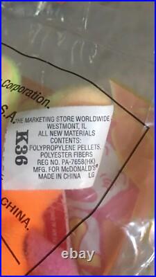 NIP 1999 Ty Teenie Beanie Baby Babies # 1 Lips The Fish Rare Original Collector