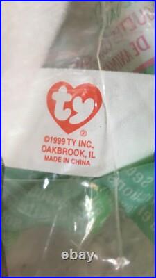 NIP 1999 Ty Teenie Beanie Baby Babies # 4 Dotty The Dalmatian Rare Original