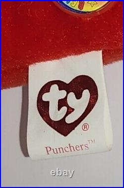 NM Ty Beanie Baby PUNCHERS the Red Lobster (BBOC Exclusive)(8.5 Inch) NM RARE
