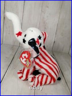 NWT Rare Ty Collectible Righty 2000 Beanie Baby Political Elephant With Errors