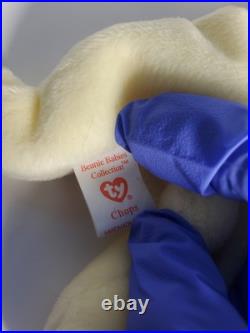 NWT Rare With Errors Beanie Baby ty Official Chops The Lamb