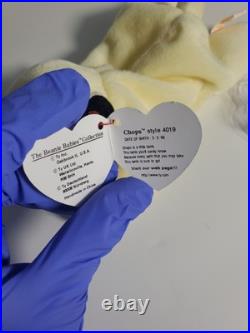 NWT Rare With Errors Beanie Baby ty Official Chops The Lamb