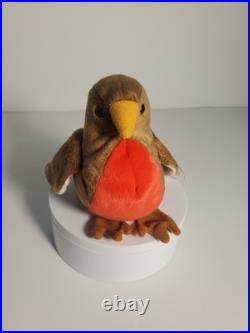 NWT Rare With Errors Beanie Baby ty Official Early The Robin Bird