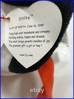 NWT Stilts 1999/1998 MINT Ty Vintage Beanie Baby RARE WITH ERRORS NWT Stilts 1999/1998 MINT Ty Vintage Beanie Baby RARE WITH ERRORS