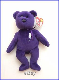 New TY RARE PE PELLETS 1997 PRINCESS DIANA BEANIE BABY MINT CONDITION WITH TAGS