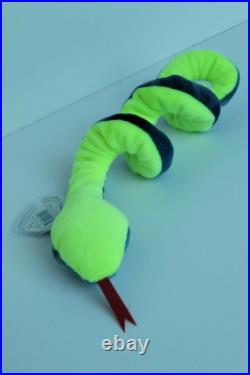 Nwt, Hissy The Snake Beanie Baby, 1997, Retired, Rare