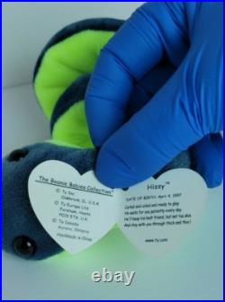 Nwt, Hissy The Snake Beanie Baby, 1997, Retired, Rare