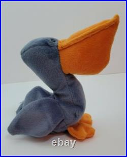 Nwt, Scoop The Pelican Beanie Baby, 7/01/96, Retired, Rare