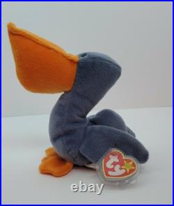 Nwt, Scoop The Pelican Beanie Baby, 7/01/96, Retired, Rare