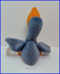 Nwt, Scoop The Pelican Beanie Baby, 7/01/96, Retired, Rare