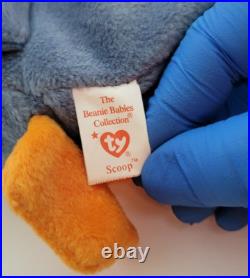 Nwt, Scoop The Pelican Beanie Baby, 7/01/96, Retired, Rare