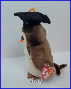 Nwt, Wise The Owl Beanie Baby, 1997, Retired, Rare