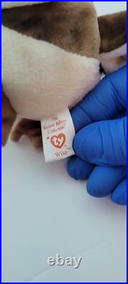 Nwt, Wise The Owl Beanie Baby, 1997, Retired, Rare