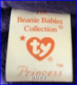 Original 1997 TY Beanie Baby Princess Diana Bear Rare and Retired