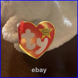 Original Collector 1996 Fleece The Lamb 4125 Ty Beanie Baby Rare Errors PVC