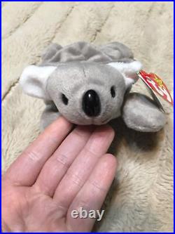 Original Collector 4162 Rare 1996 Ty Beanie Baby Babies Mel the Koala PVC Errors