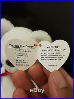 Original Owner - Extremely Rare! Valentino Beanie Baby With Errors