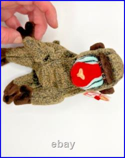 Original Ty Beanie Baby Cheeks The Baboon RETIRED RARE 1999 MINT with TAG ERROR