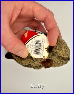 Original Ty Beanie Baby Cheeks The Baboon RETIRED RARE 1999 MINT with TAG ERROR
