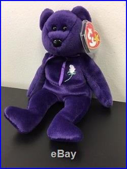 Original Ty Beanie Baby Princess Diana Of Wales 1997 Bear Authentic Retired RARE