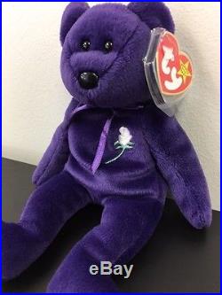 Original Ty Beanie Baby Princess Diana Of Wales 1997 Bear Authentic Retired RARE