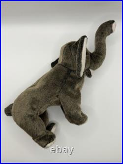 Original Ty Beanie Baby Trumpet The Elephant From 2000 With Tag Errors Rare/Mint