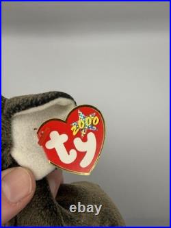 Original Ty Beanie Baby Trumpet The Elephant From 2000 With Tag Errors Rare/Mint
