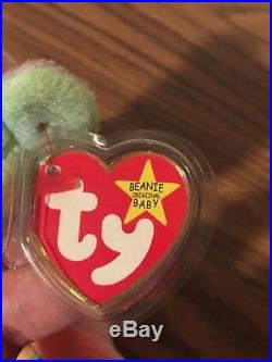 PEACE Beanie Baby Bear Original Collectible RARE with Tag ERRORS Ty 1996