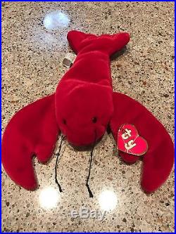 PUNCHERS BEANIE BABIES 1st Gen Hang Tag 1st Gen Tush Tag Ultra Rare Creased Tag