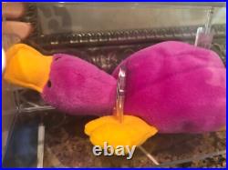 Patti The Platypus witherrors RARE TY Beanie Baby Original 1993 With PVC Pellets