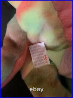 Peace Beanie Baby Rare PVC Peace Bear 1996 ERRORS
